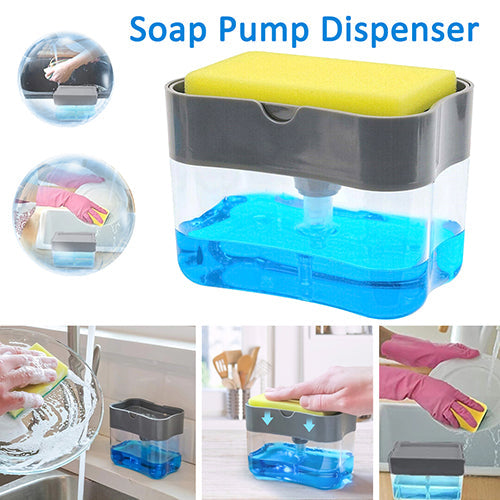 Soap Dispenser with a Sponge Holder