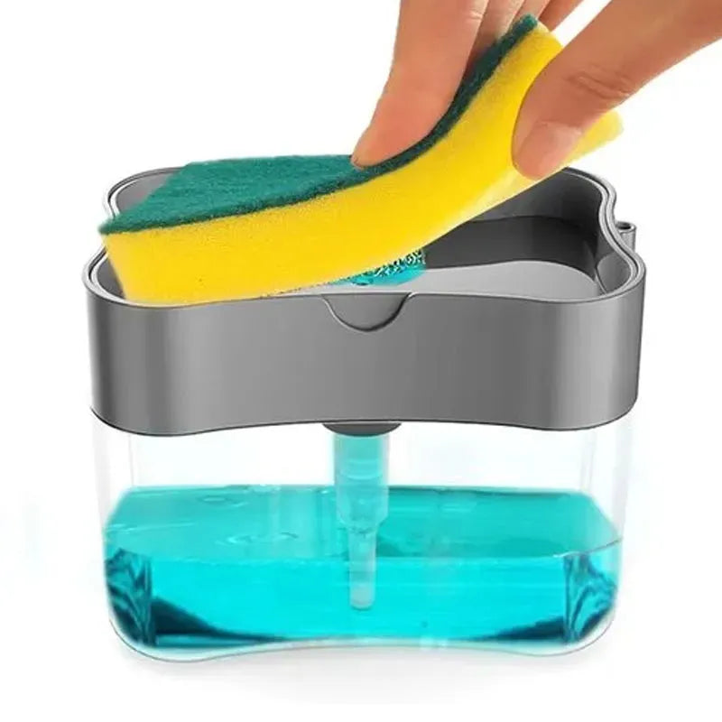 Soap Dispenser with a Sponge Holder