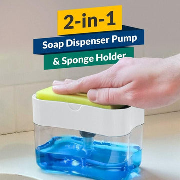 Soap Dispenser with a Sponge Holder