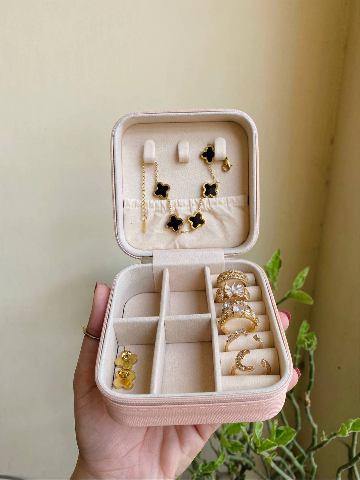 Mini Travel Jewelry Storage Box