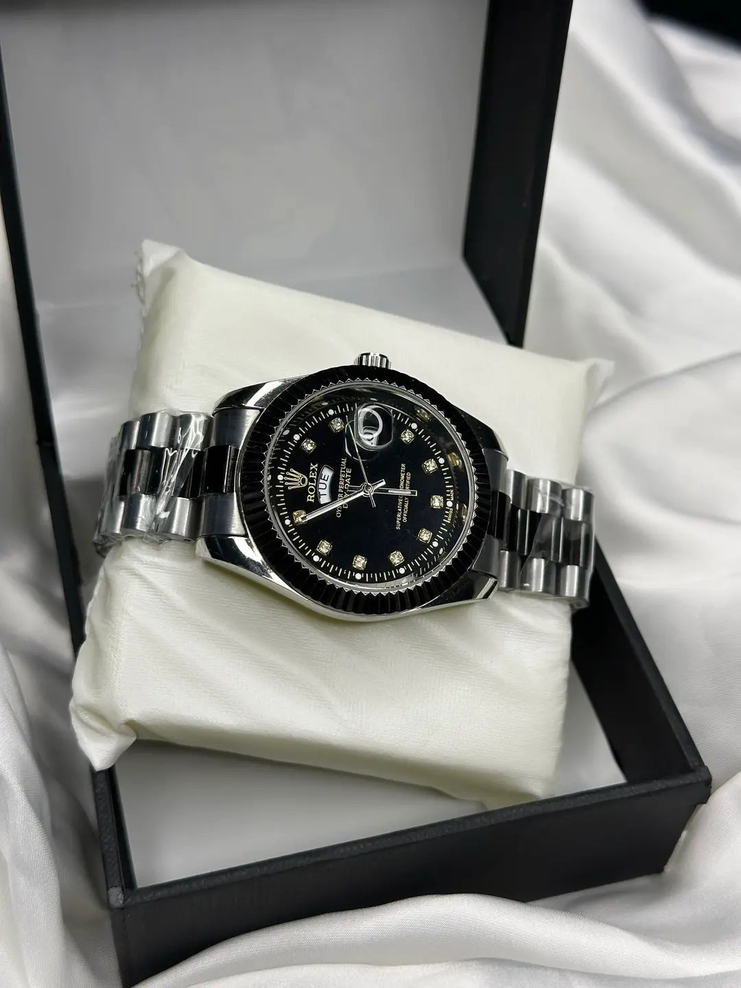 Rolex Blue & Black Dial Watches.